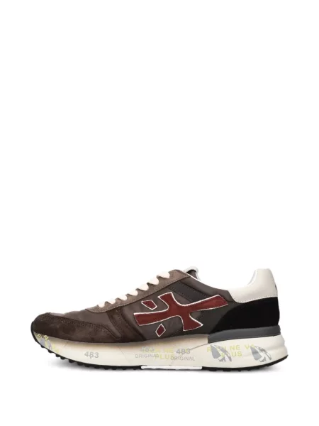 Fűzős csipkés sneaker Premiata barna