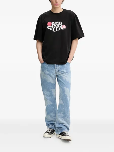 Tricou Fiorucci cu imagine negru