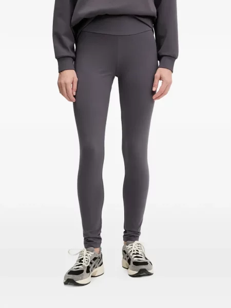 Leggings Ea7 Emporio Armani autogrammal szürke