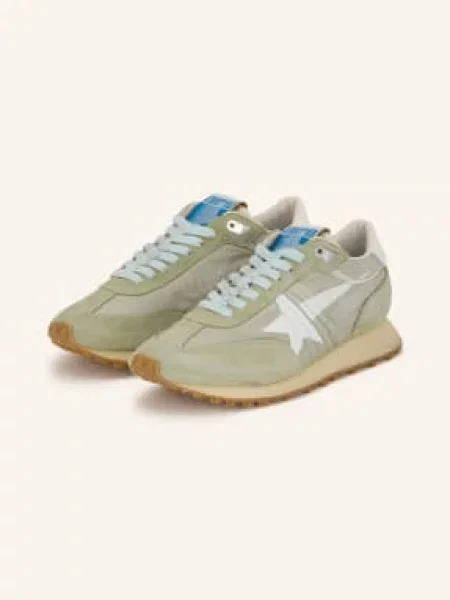 Golden Goose Sneakersy Running Marathon gruen białe