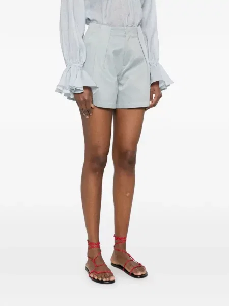 Szorty Eleh plisowane niebieskie