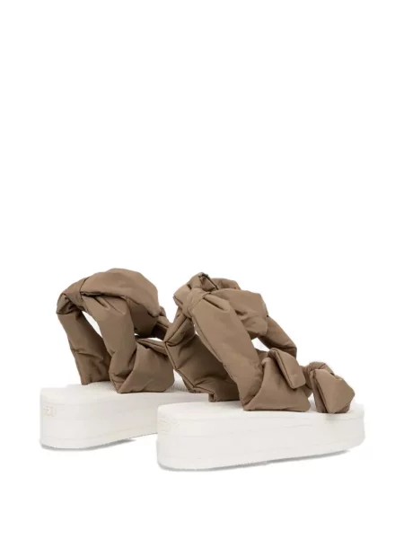 Sandale Red Valentino cu funde cu platformă roșu