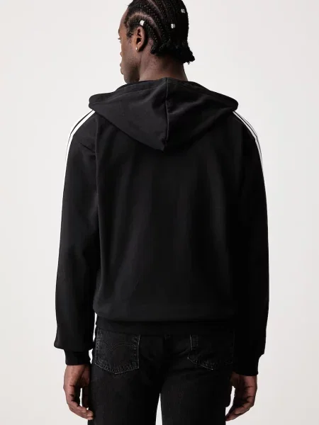 Adidas bluza rozpinana z kapturem Essentials czarna