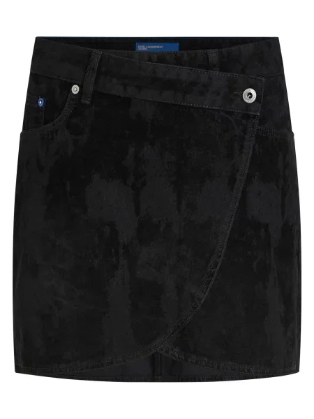 KARL LAGERFELD JEANS Fustă denim negru