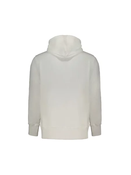 Bluza z kapturem Calvin Klein z kapturem biała