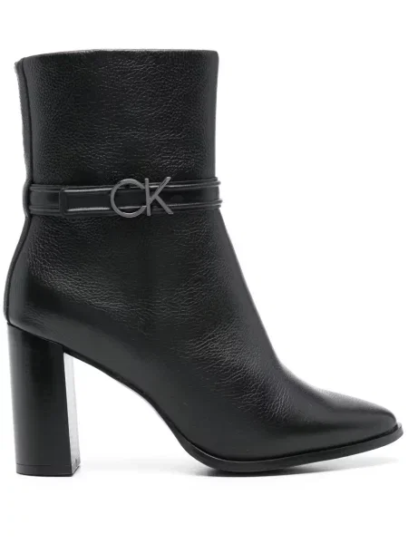 Botine Calvin Klein din piele negru