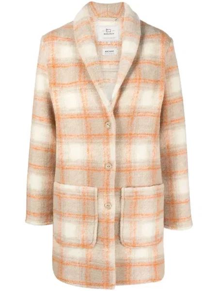 Palton Woolrich în carouri