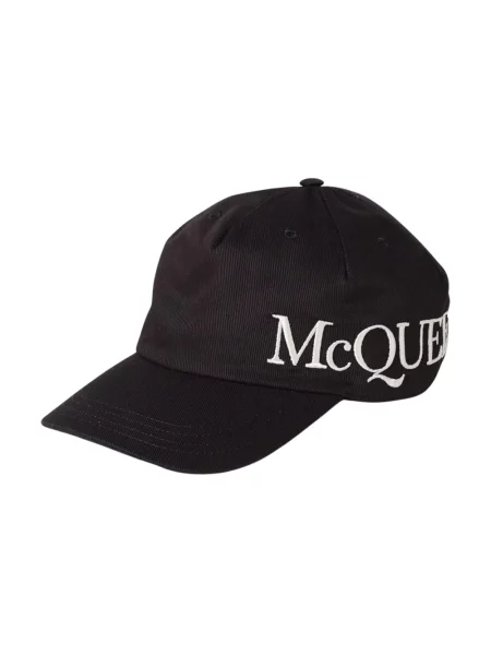 Czapka z daszkiem Alexander Mcqueen czarna