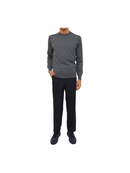 Sweter Paolo Pecora wełniany szary