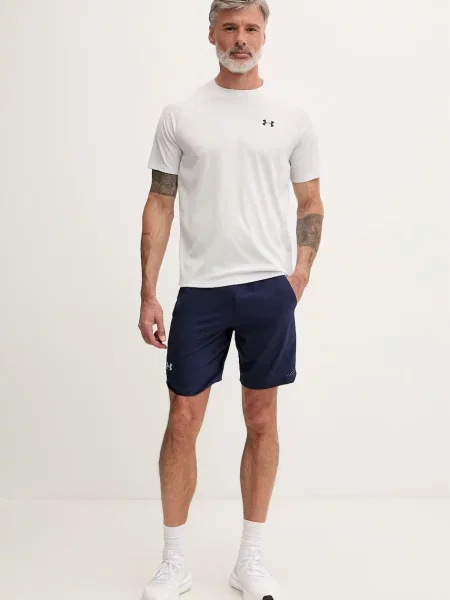 Under Armour tréningové tričko pánske Tech Textured sivá