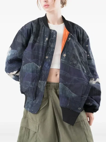 Geacă bomber Maharishi albastru