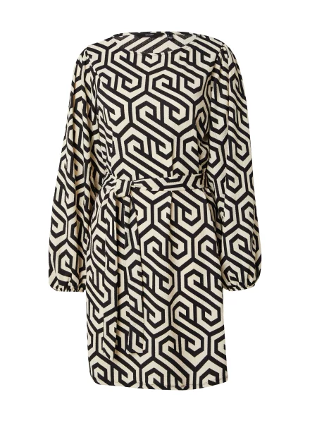 VERO MODA Šaty VMMerve béžová černá