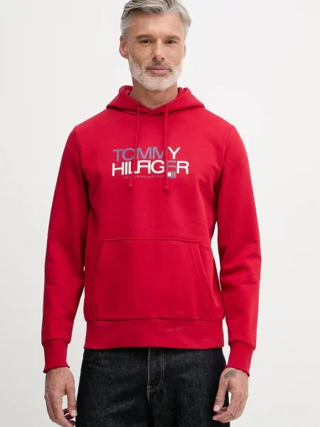 Tommy Hilfiger Hanorac BRAND LOVE roșu