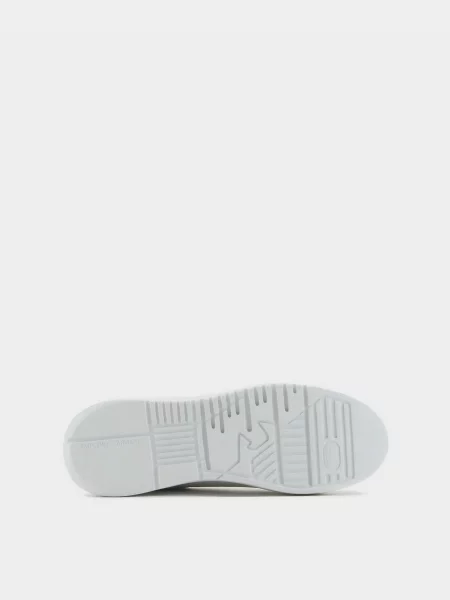 Кожаные кроссовки Emporio Armani белые