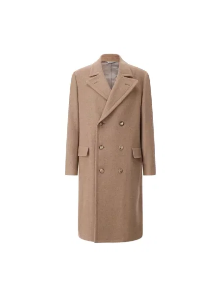 Płaszcz Boglioli wełniany brązowy