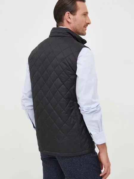 Barbour ujjatlan kabát férfi MONTY fekete