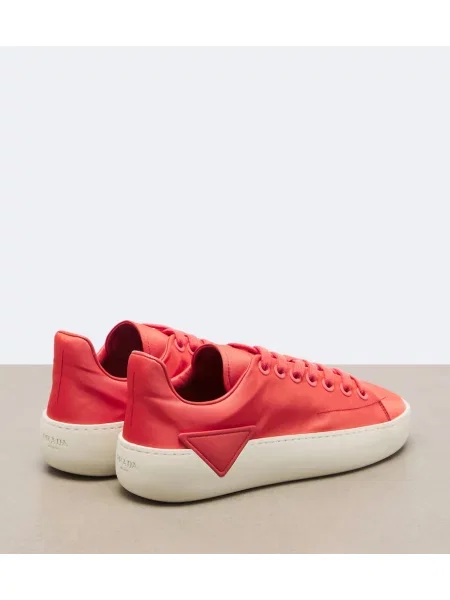 Sneakerși Prada portocaliu