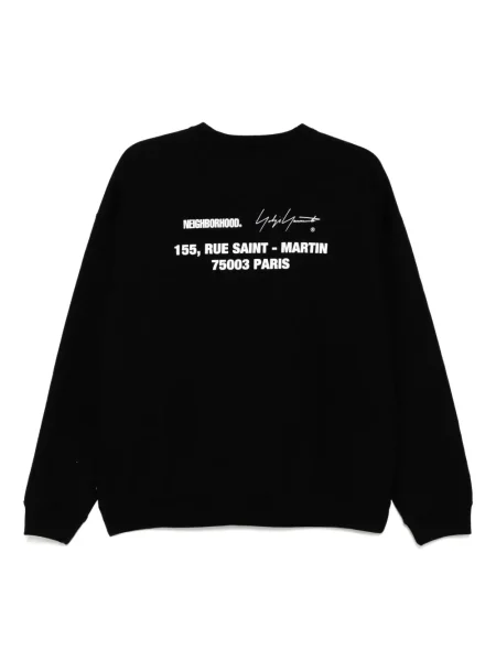 Φούτερ Yohji Yamamoto με σχέδιο μαύρο