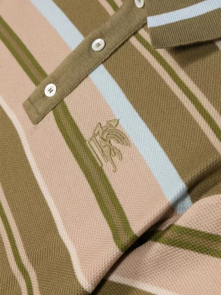 Koszulka polo dziecięca Etro zielona
