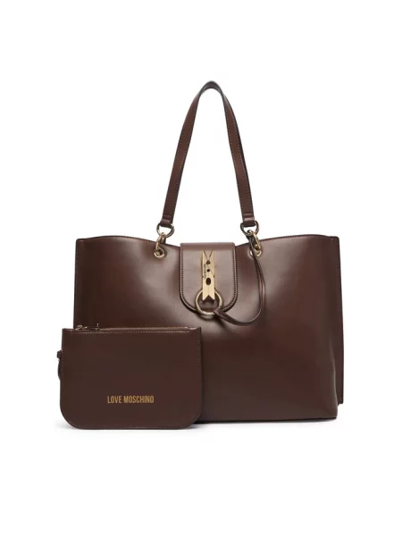 LOVE MOSCHINO Torebka brązowy
