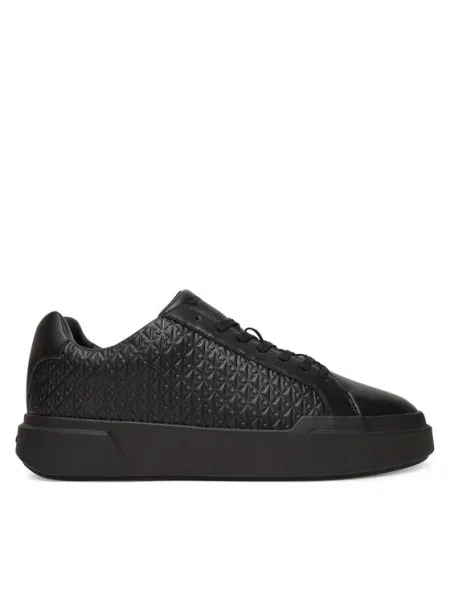 Calvin Klein Laisvalaikio batai Chunky Cupsole Laceup Lth Aop juoda