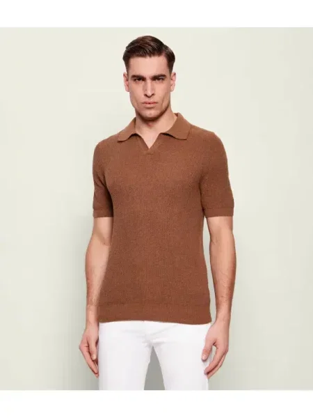 Gran Sasso Tenisz póló frottír barna