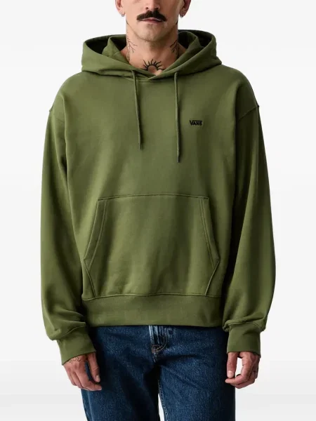 Hanorac cu glugă Vans cu broderie verde