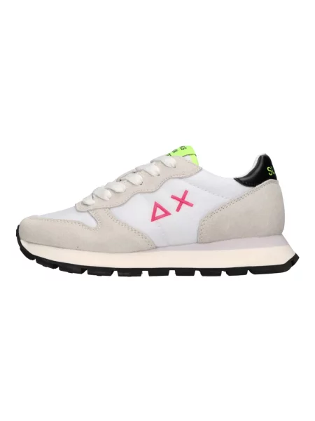Sneakersy Sun68 zamszowe białe
