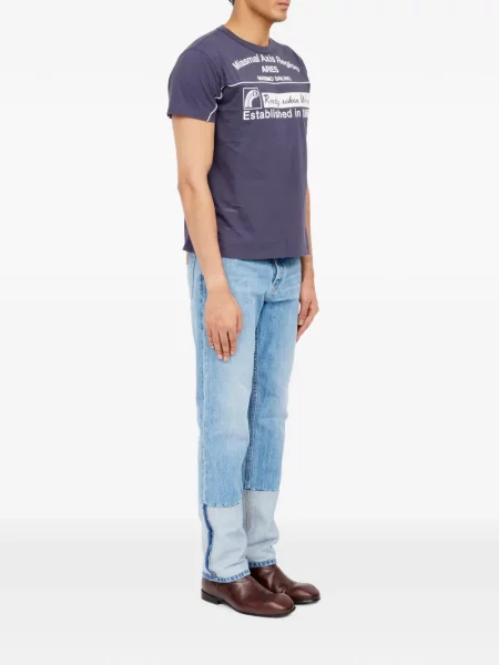 Μπλούζα Mm6 Maison Margiela με σχέδιο μπλε