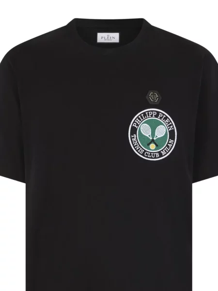 Tricou Philipp Plein cu autograf negru