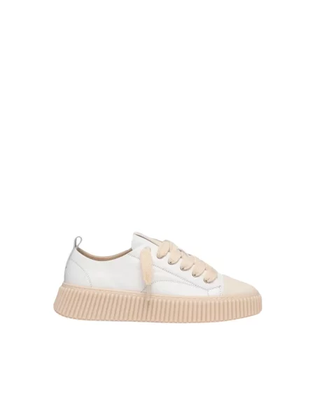 Sneakersy Rhun skórzane białe
