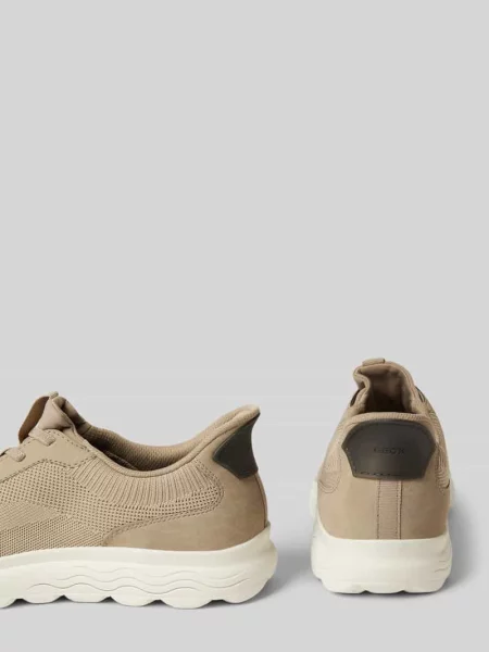Sneakersy wsuwane z profilowaną podeszwą model SPHERICA' Geox beżowe
