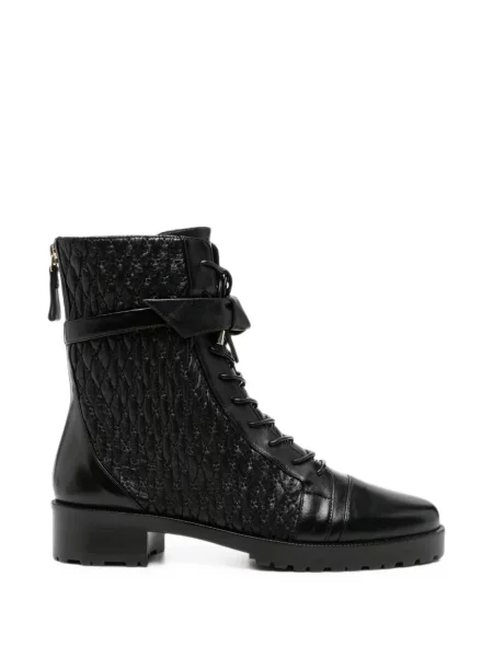Matlasat botine Alexandre Birman negru