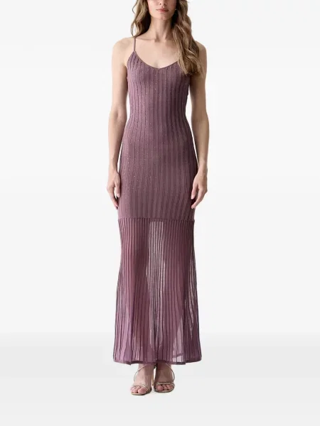 Stras rochie maxi Guess violet