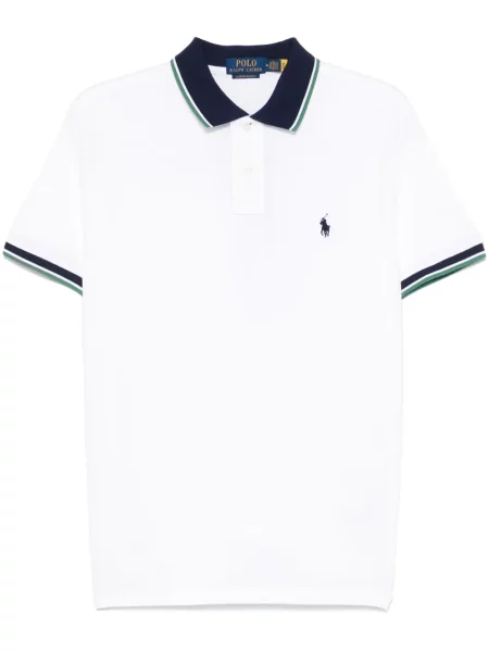 Sneakerși Polo Ralph Lauren plasă alb