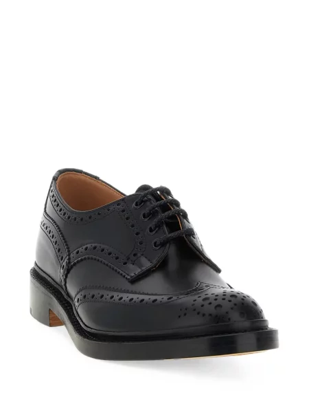 Брогове Tricker's с връзки с дантела черно