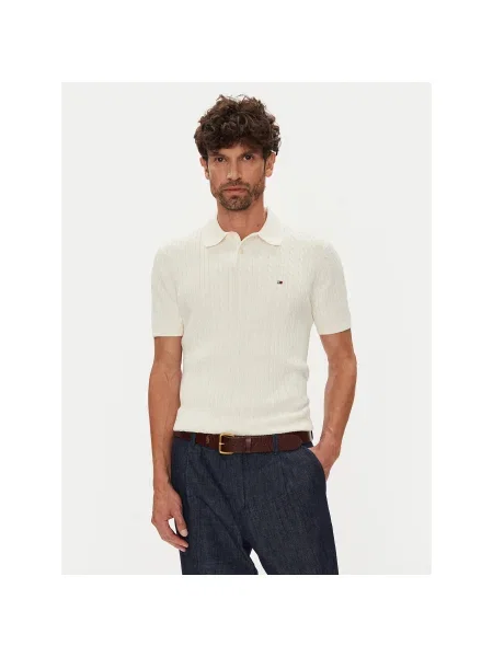 Tommy Hilfiger Pólóing Regular Fit bézs