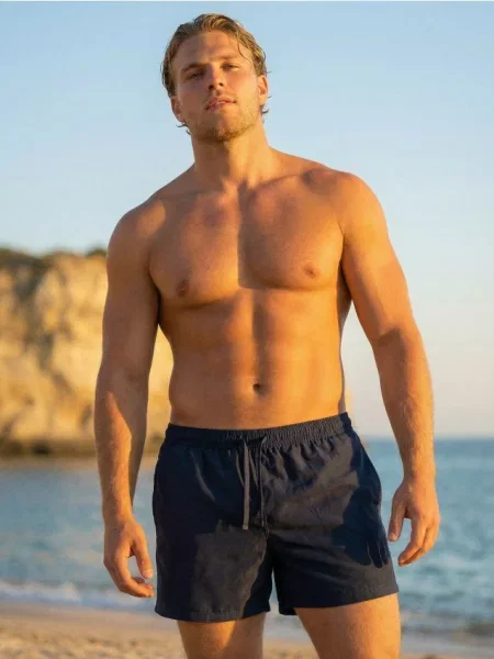 Sinsay Szorty kąpielowe granatowy