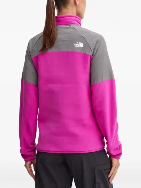 Cipzáras melegítő felső The North Face rózsaszín