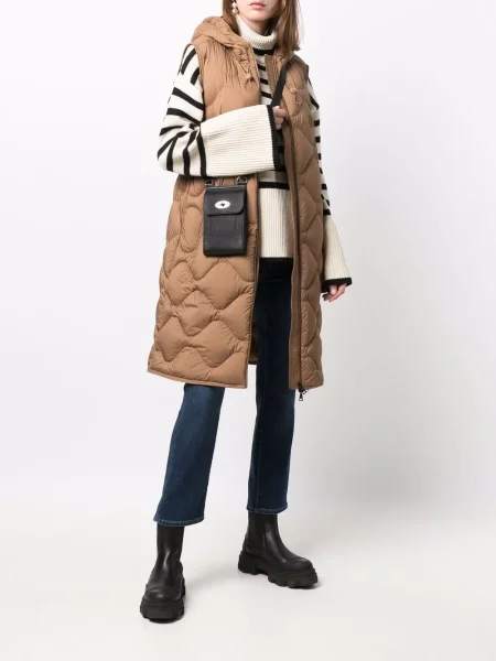 Geanta de piele Mulberry din piele negru