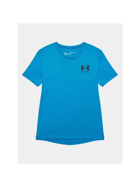 Under Armour Marškinėliai Ua Sportstyle Left Chest Ss mėlyna