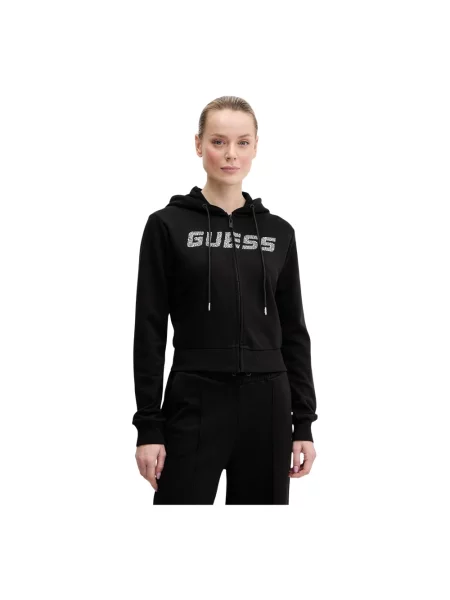 Bluza z kapturem Guess czarna