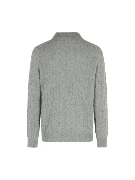 Sweter o kroju regular fit z mieszanki wełny i kaszmiru Polo Ralph Lauren szary