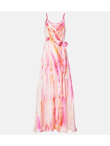 Jedwabna maksi sukienka maxi Anna Kosturova garniturowa