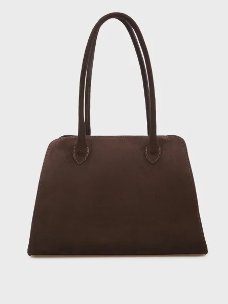 Замшева сумка Prpy коричнева