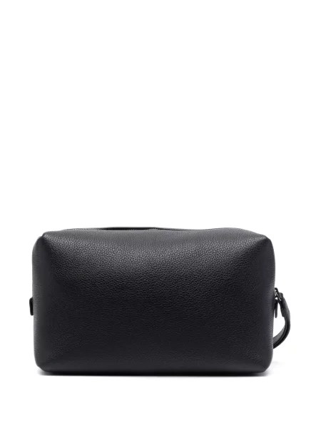 Geantă Dsquared2 din piele cu imagine negru