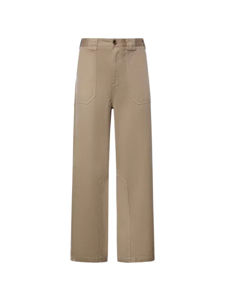 Pantaloni Loewe cu autograf maro