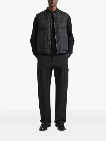 Matlasat vestă Givenchy negru