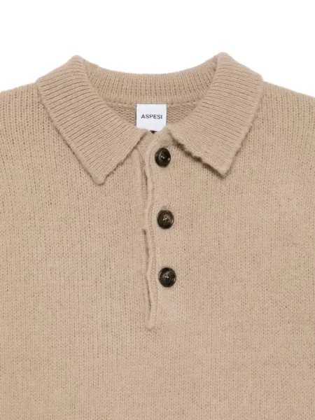 Tricou polo Aspesi tricotate