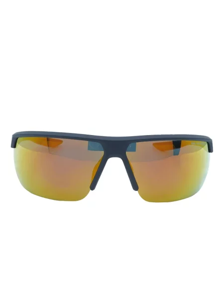 Ochelari de soare Nike cu cordon din jerseu cu imprimeu abstract gri